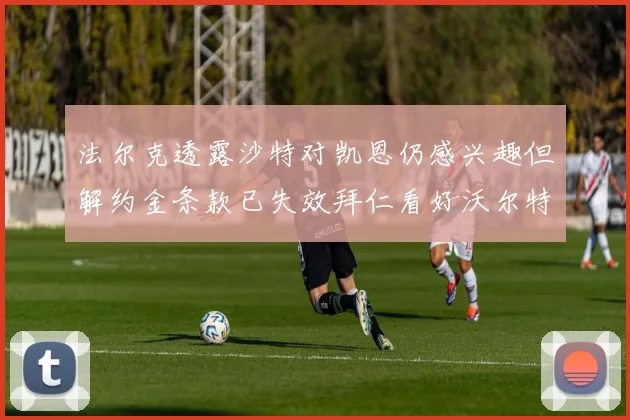 法尔克透露沙特对凯恩仍感兴趣但解约金条款已失效拜仁看好沃尔特马德